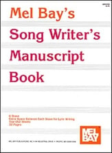 SONGWRITER'S MANUSCRIPT BOOK (32 PA